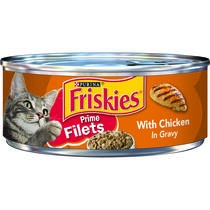 Friskies canned hot sale cat food shreds